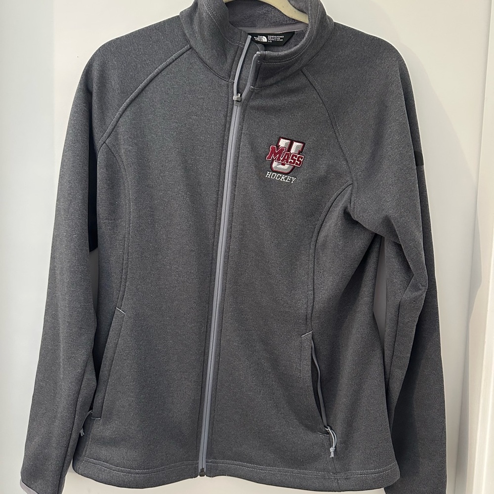 The North Face Varsity Jacket Gray Athletic Cut